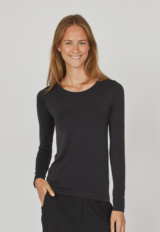 SP RENT-LS T-Shirt - sort - langærmet