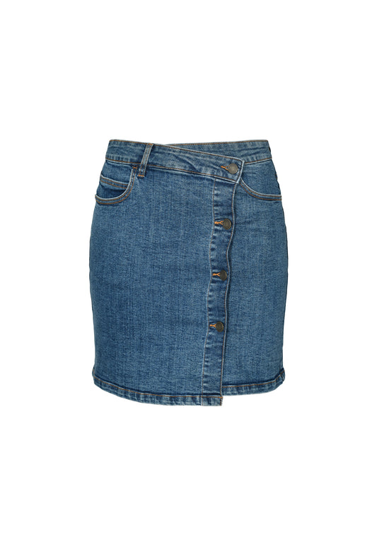 SP OKIA-SK denim skirt m/knapper