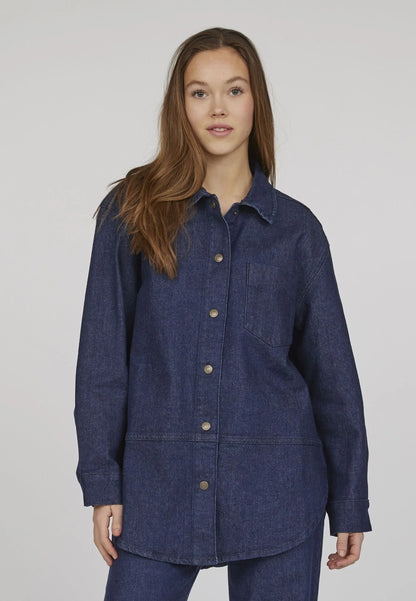 SP OVEA-SH – Denim Skjorte dark