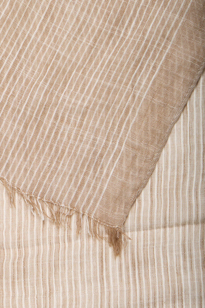 IC Kiera tørklæde - beige/hvid