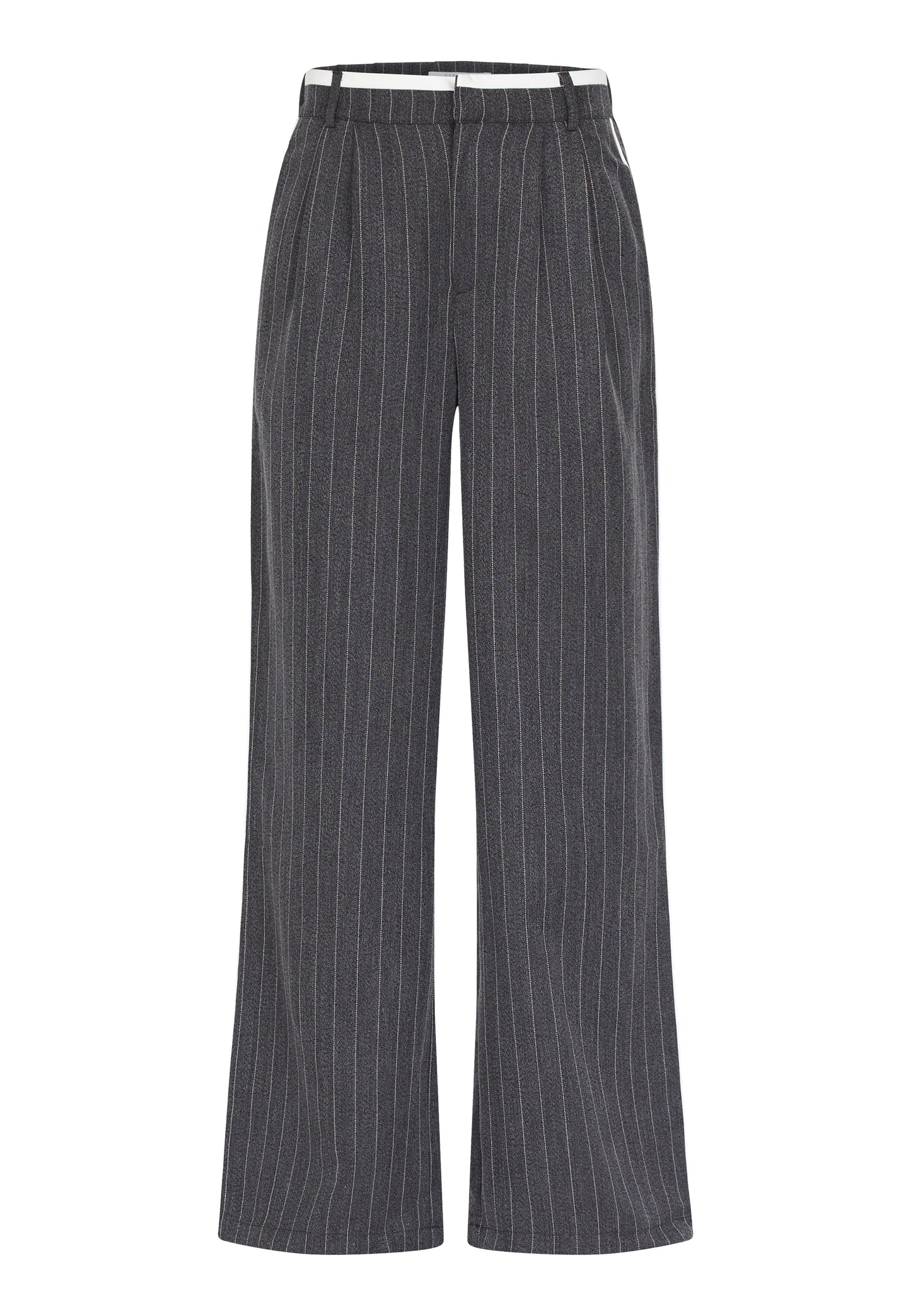 SP GIRA-PA1 pants - grå pinstripe m/hvid piping