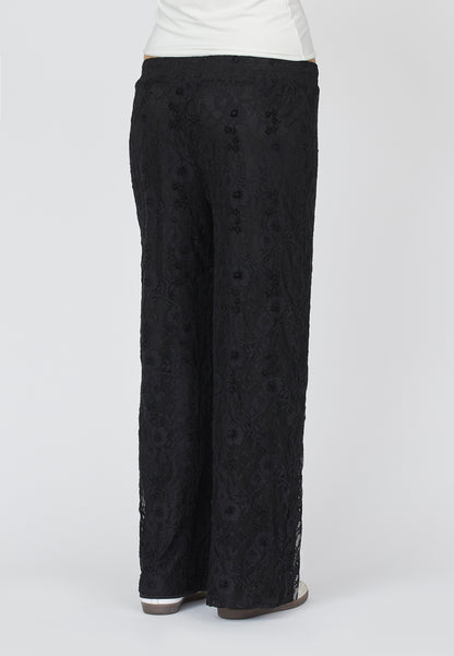 SP GISLA-PA Pants - sort lace