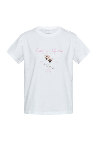 12/10-25 - OPRYDNING - SPAR 50-70% - SP PEIN-SS13 T-shirt hvid m/rosa - XS
