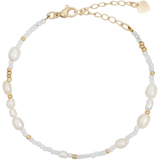 TS Belinda Bracelet - Ferskvandsperler og forgyldt