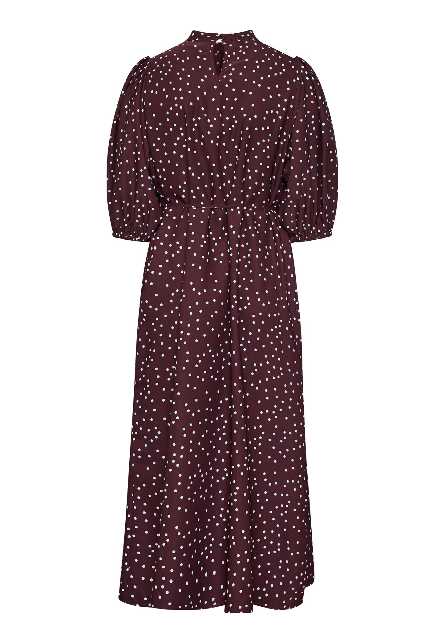 SP VENTIA-Dress - Bordeaux/dot