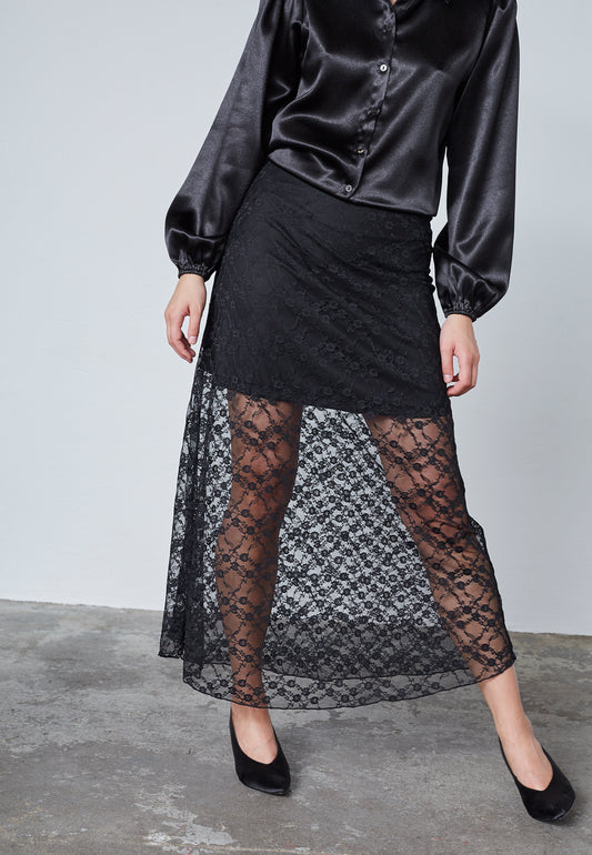 SP Venga Skirt - sort blonde