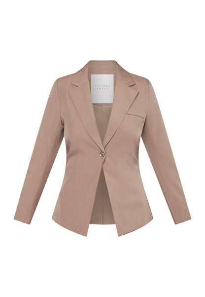 SP VIKSA-N-Blazer - mellem længde - sand mel.