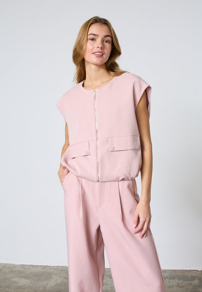 SP GARWIN-VE3 - Vest - rosa m/lommer