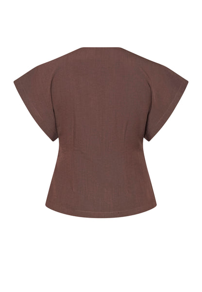SP GEVELA vest - brown