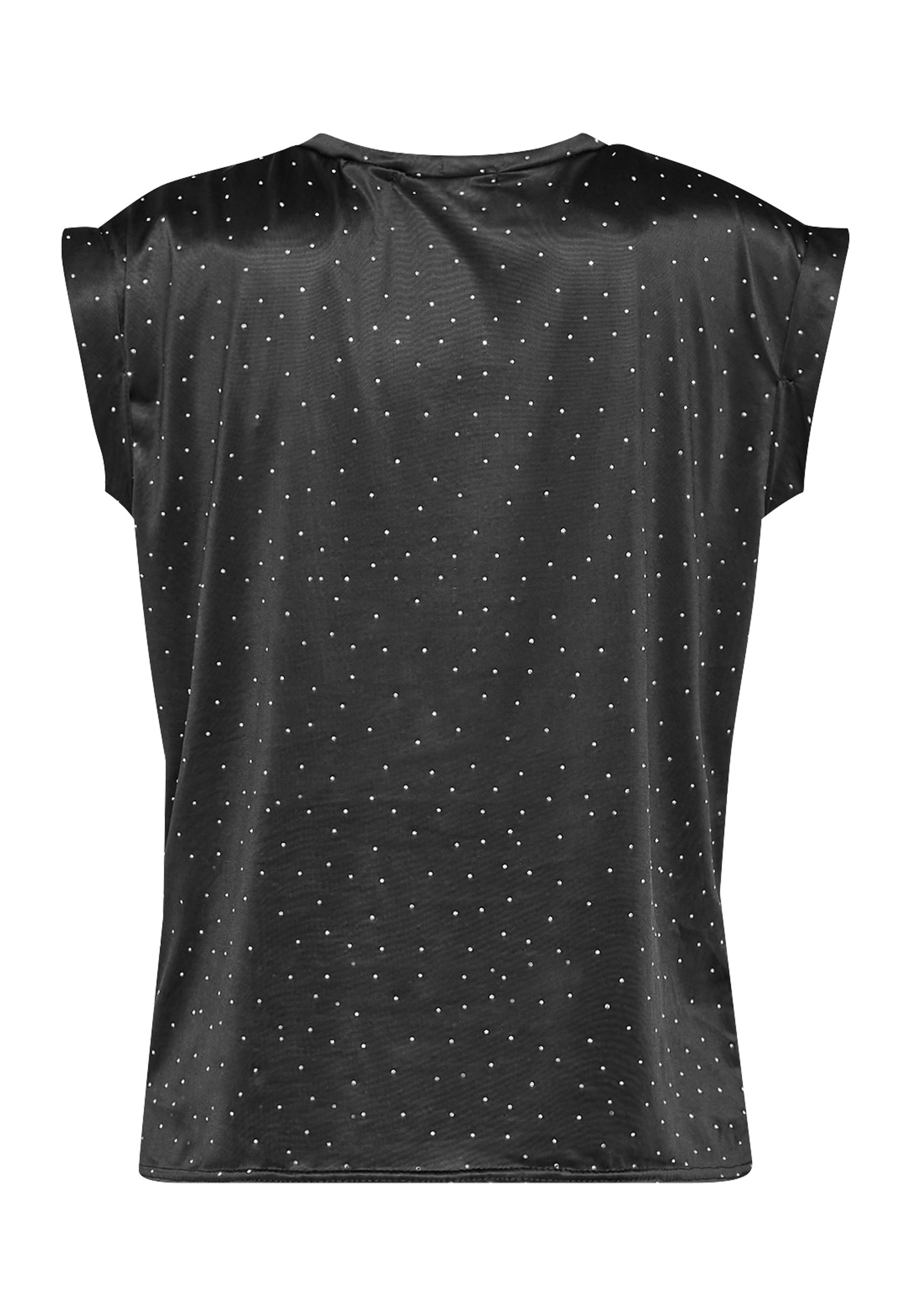SP LOW-408 bluse - black glitter