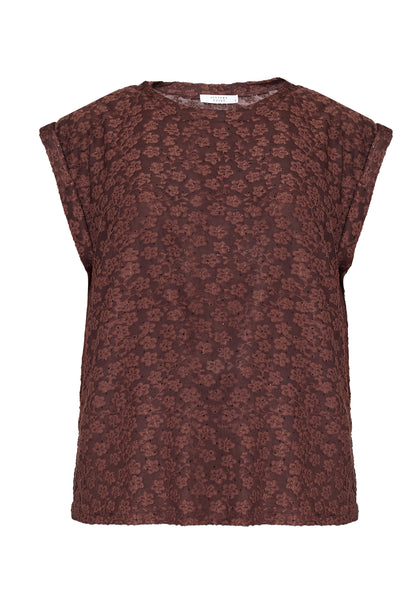 SP LOW-409 bluse - Brown/Stone