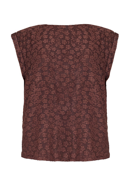 SP LOW-409 bluse - Brown/Stone