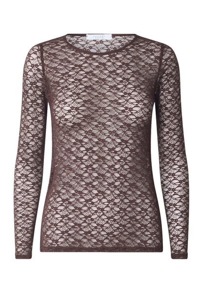 SP GIMAS-LS bluse - Chocolate