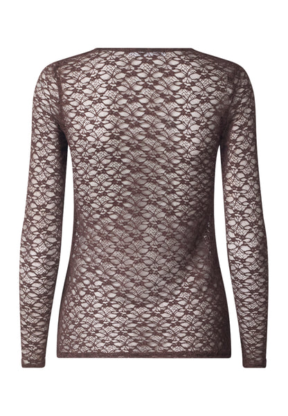 SP GIMAS-LS bluse - Chocolate