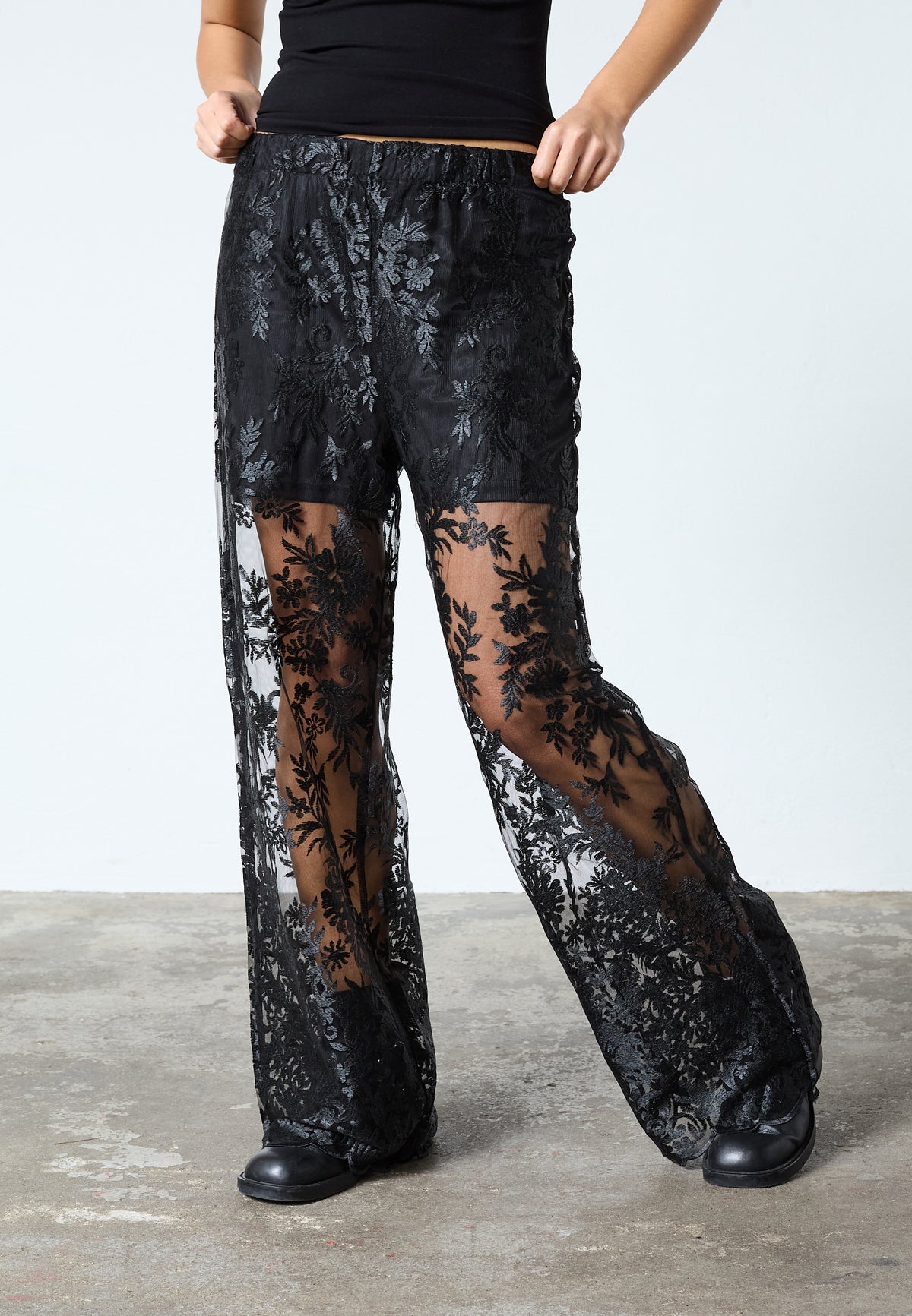 SP GITRA-PANTS - SORT - LACE