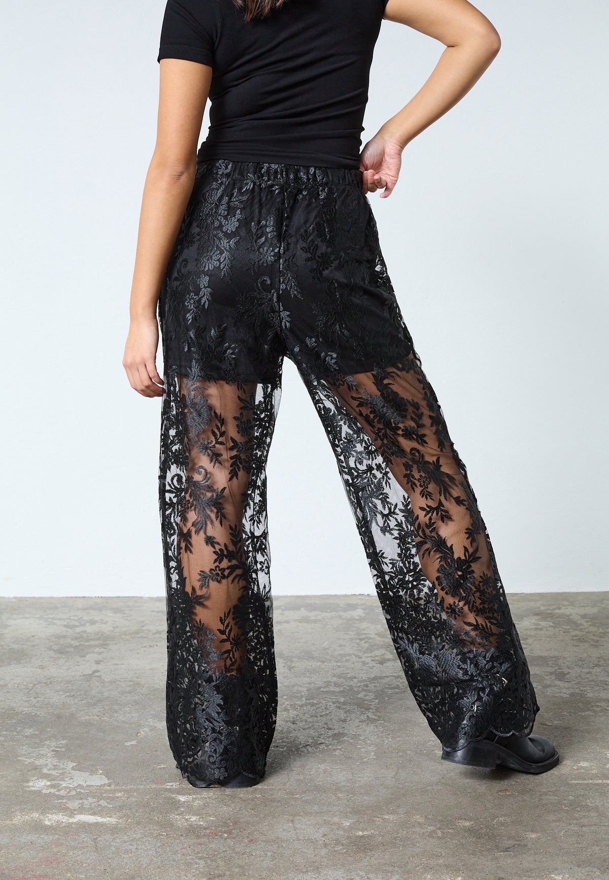 SP GITRA-PANTS - SORT - LACE