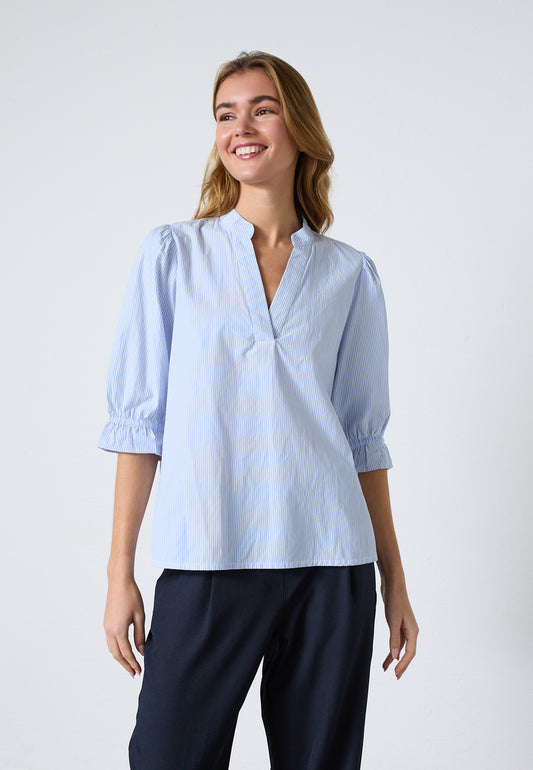 SP INUSA-SS1 skjorte bluse - blue stripes