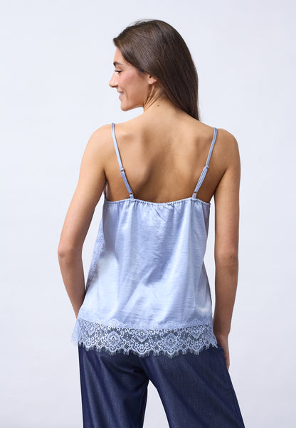 SP VALERIE-ST1 Top m/blonder - mid blue