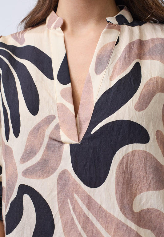 SP VENNY-SS7 Bluse m/mønster