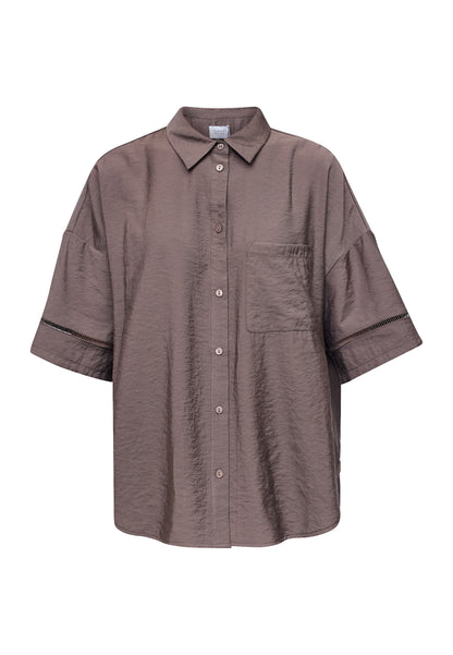 SP ELLA-N.SH9 Shirt - dark chocolate
