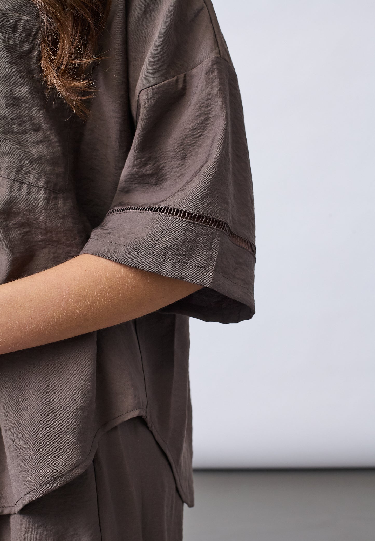 SP ELLA-N.SH9 Shirt - dark chocolate