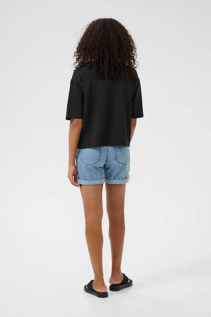 KA Annika T-shirt - sort m/korte ærmer