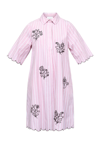 SP EDINA Dress - lyserød strib