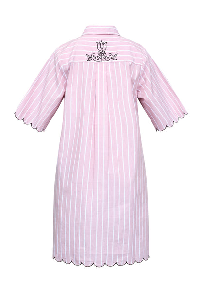 SP EDINA Dress - lyserød strib