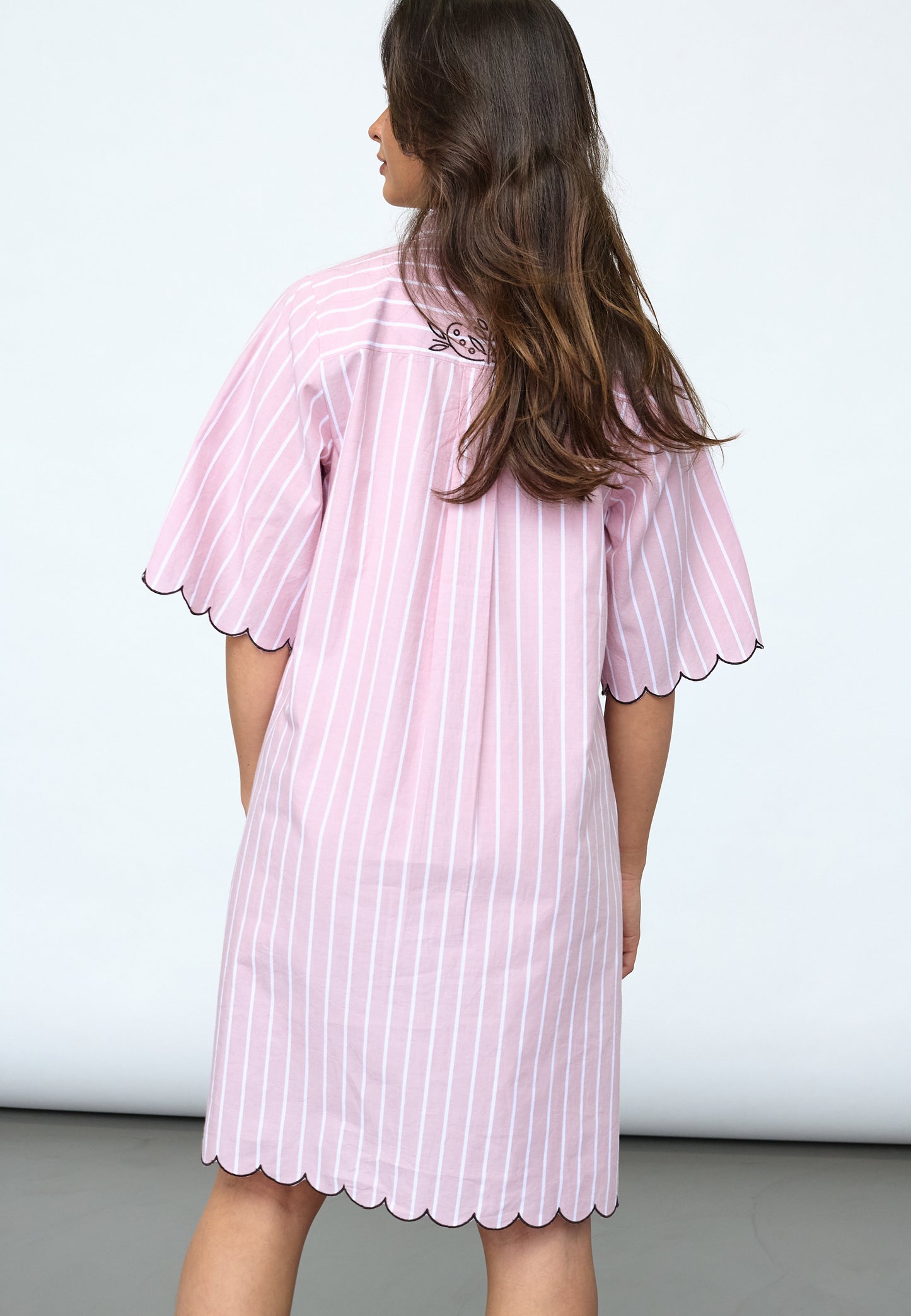 SP EDINA Dress - lyserød strib