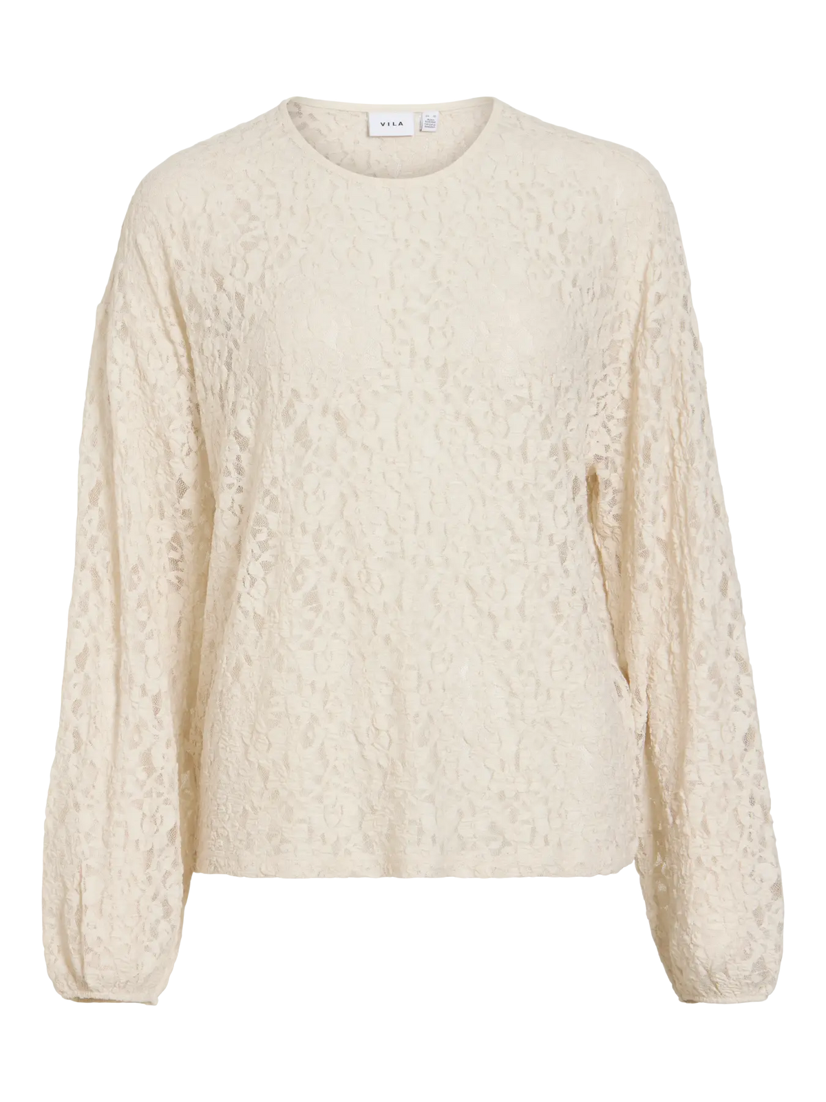 VL VIALDEIA O-NECK L/S Bluse - birch