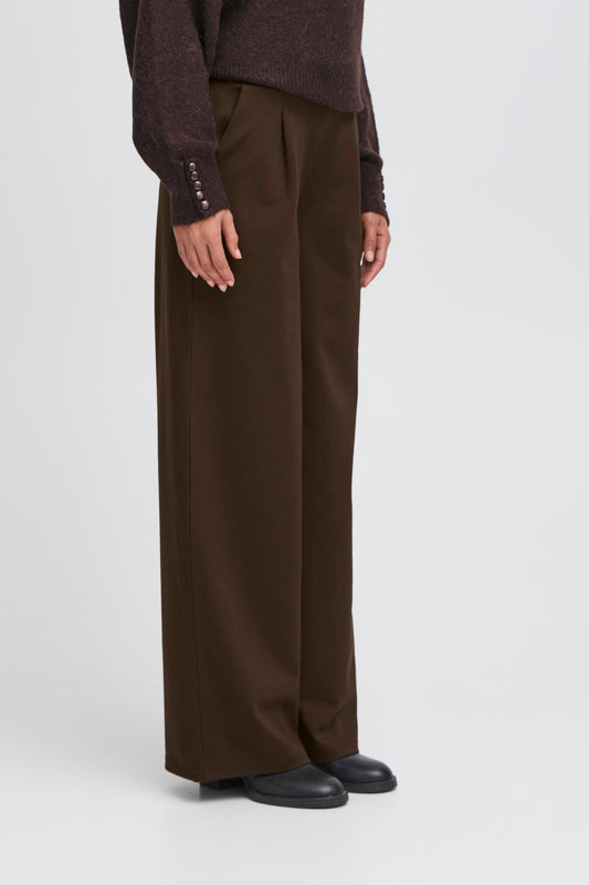 IC Kate Sus Long wide pants - Chocolate torte