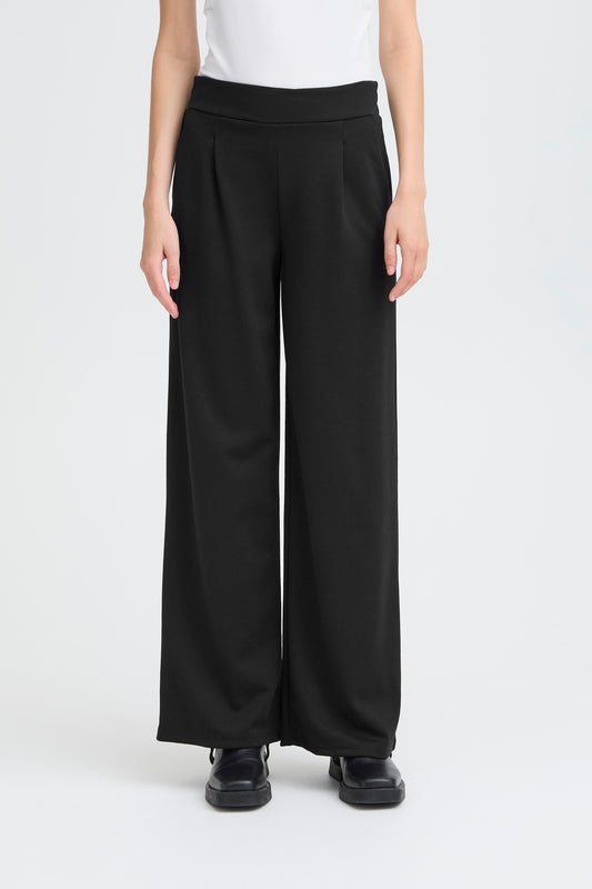 IC Kate Sus long wide pant - black