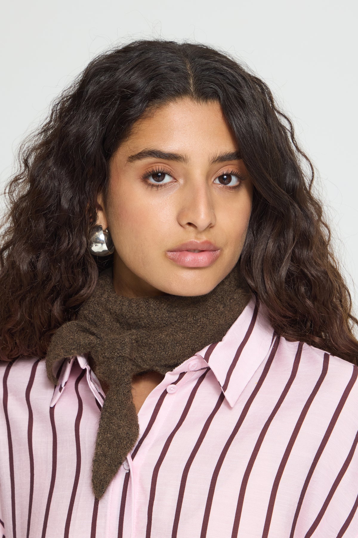 IC FOLTHEA Scarf - Coffee brown