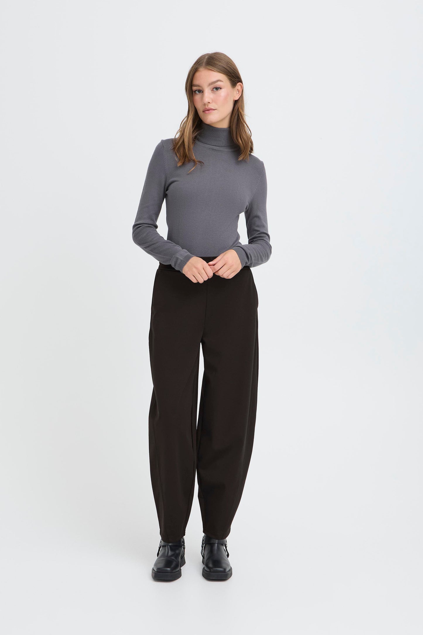 IC KATE BARREL Pants - black