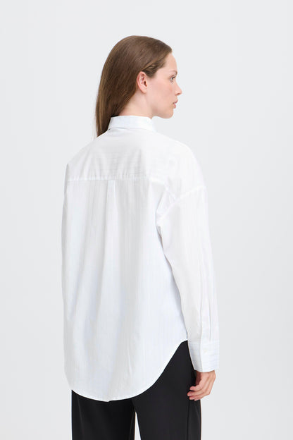 IC Kassy lurex shirt - hvid