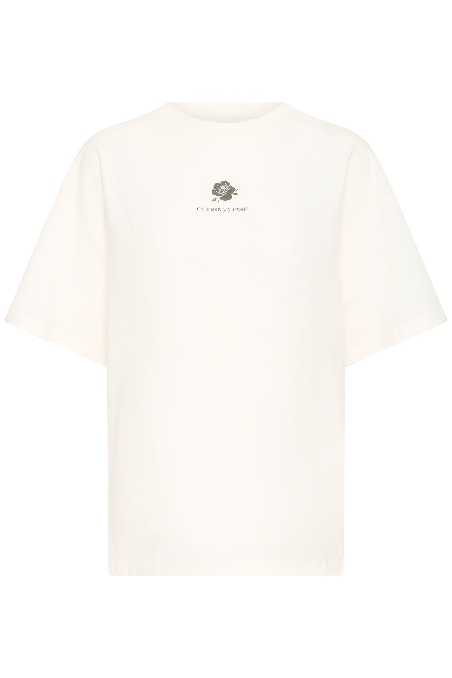 IC BEXI T-SHIRT - hvid m/grøn skrift