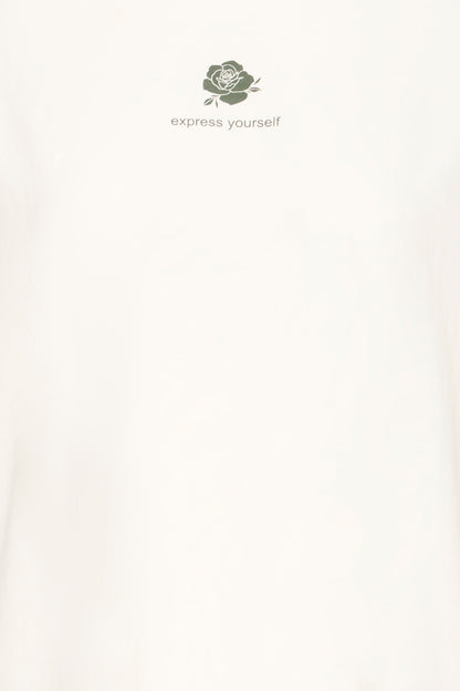 IC BEXI T-SHIRT - hvid m/grøn skrift