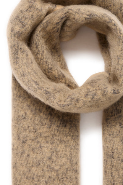 IC Lonnie Scharf - travertine beige m/sorte frynser