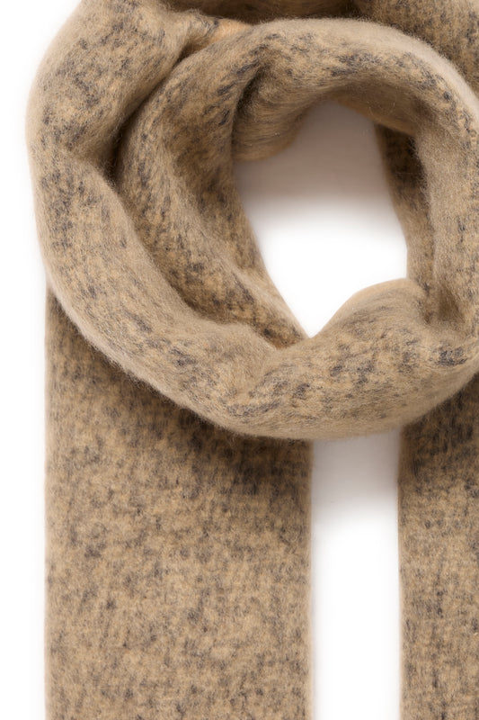 IC Lonnie Scharf - travertine beige m/sorte frynser
