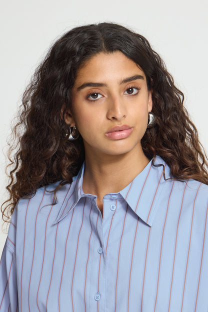 IC LULAO Shirt - blå m/striber