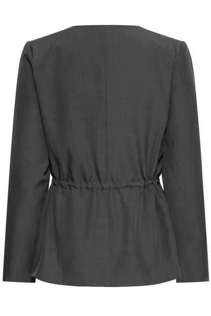 IC Fava Blazer - dark grey melange