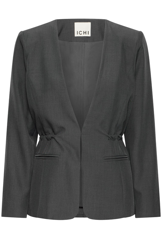 IC Fava Blazer - dark grey melange