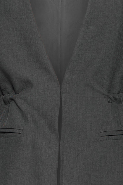 IC Fava Blazer - dark grey melange