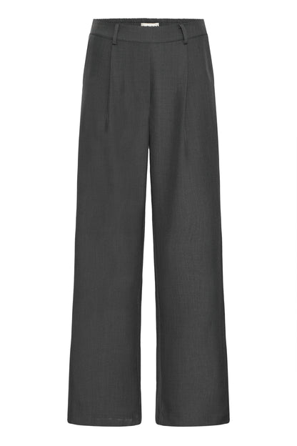 IC Fava Pants - dark grey melange