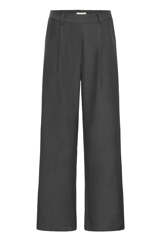 IC Fava Pants - dark grey melange