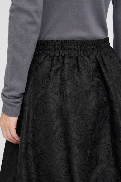 IC KILUA Skirt - sort m/mønster