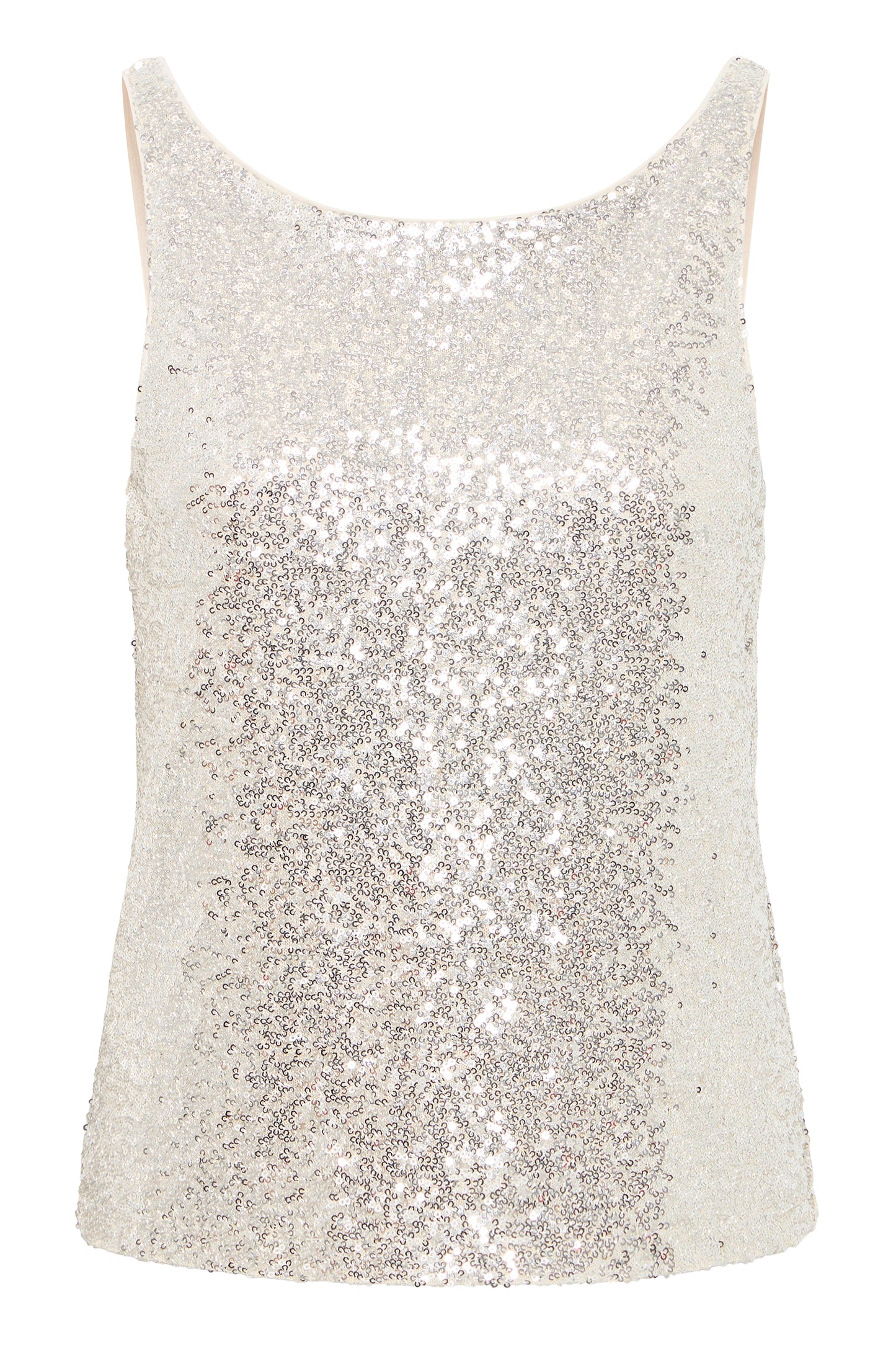 IC FAUCA Top - silver m/palietter