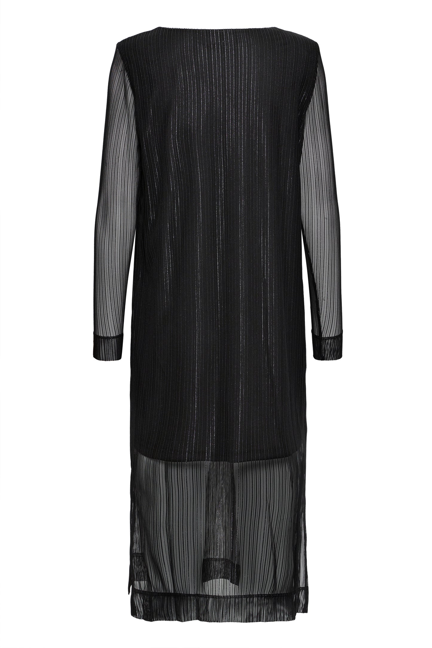 IC Laccy dress - sort shine m/mesh
