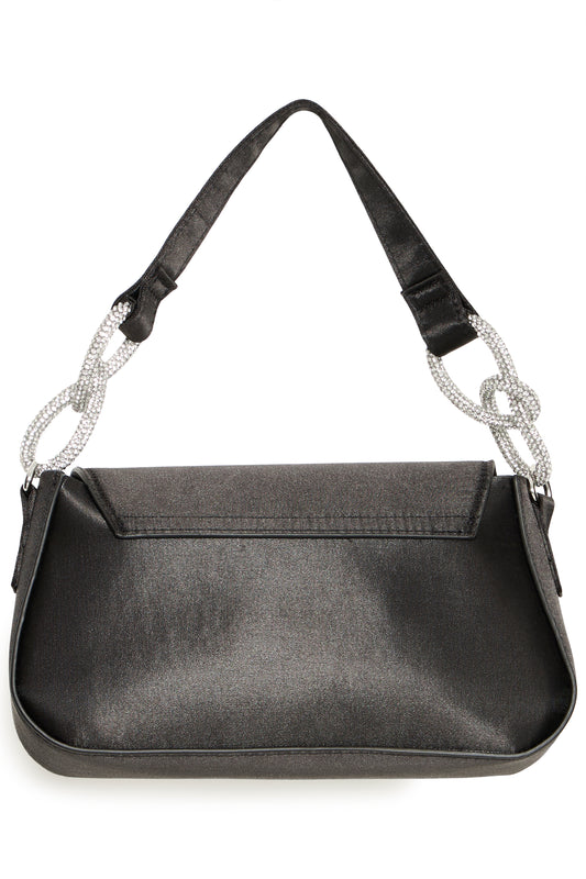 IC Bailiy Bag - blank sort m/silver detaljer