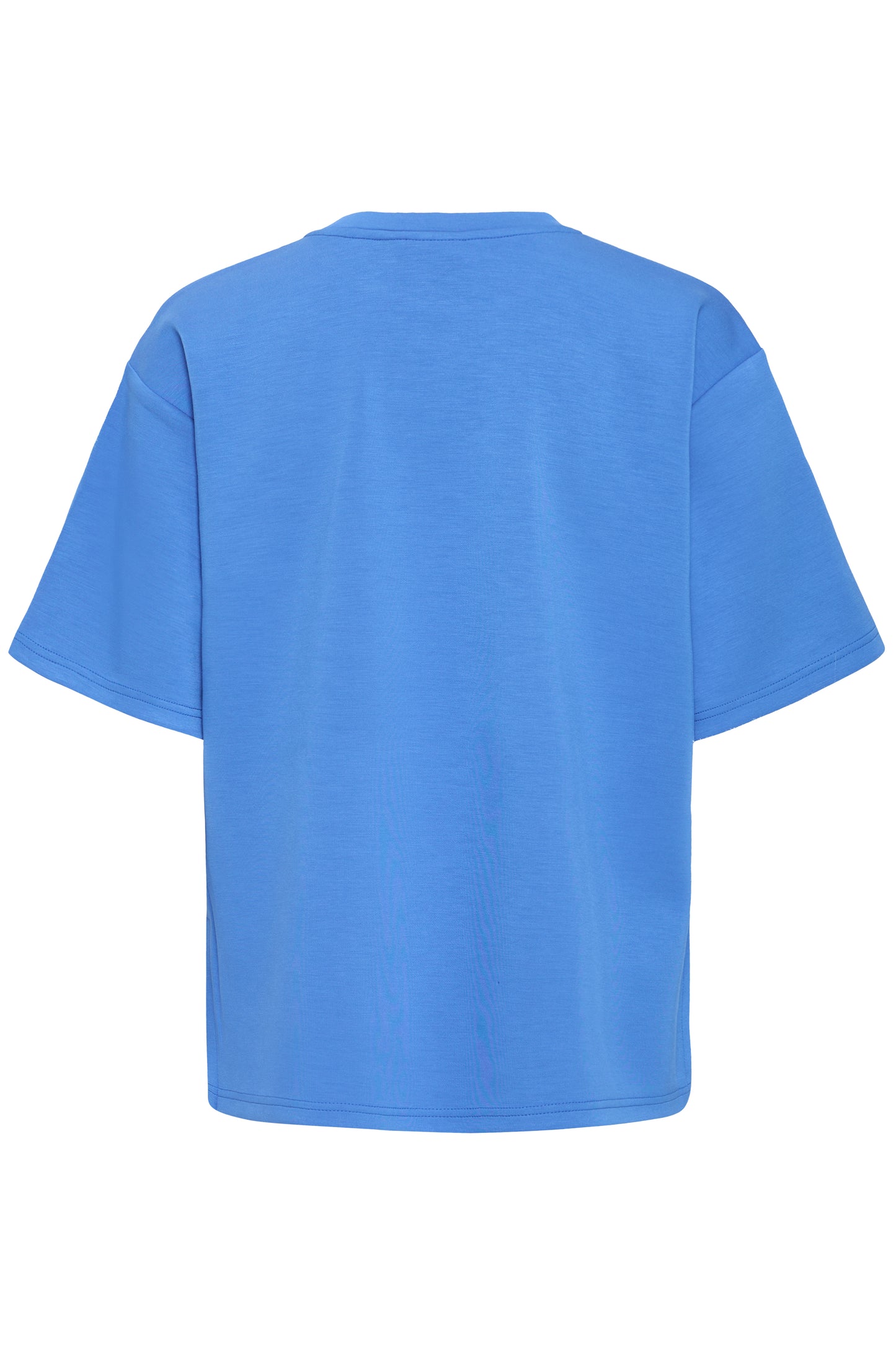 IC COSY bluse m/korte ærmer - klar blå